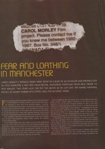 City Life article on The Alcohol Years